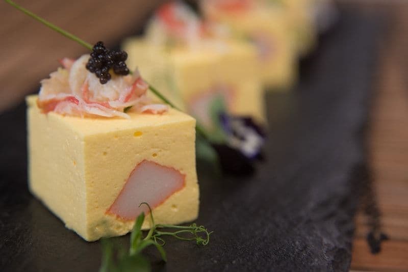 Snow Crab Meat and Mango Parfait topped with Caviar松葉蟹肉魚子香芒芭菲 Harbour Restaurant - The Harbourview - 灣景廳 - 灣景國際 OKiBook Hong Kong Restaurant Booking 2