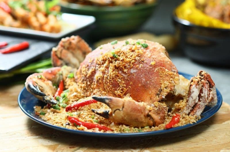 Café Marco Marco Polo Hongkong Hotel 馬哥孛羅香港酒店 - OKiBook Hong Kong Restaurant Booking 自助餐預訂香 -  Stir Fried Crab with Garlic and Chilli 避風塘炒蟹JPG
